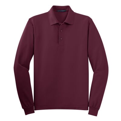 Silk Touch Long Sleeve Polo Thumbnail