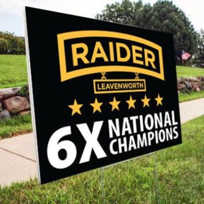 Raider Champs Yard Sign Thumbnail