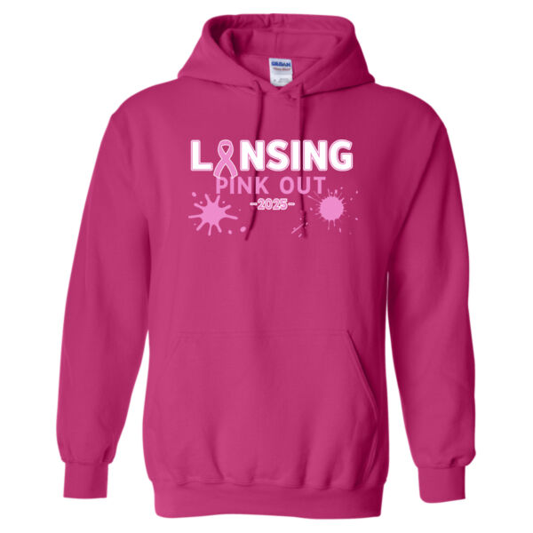 Lansing Pink Out - Heavy Blend™ Hooded Sweatshirt Thumbnail