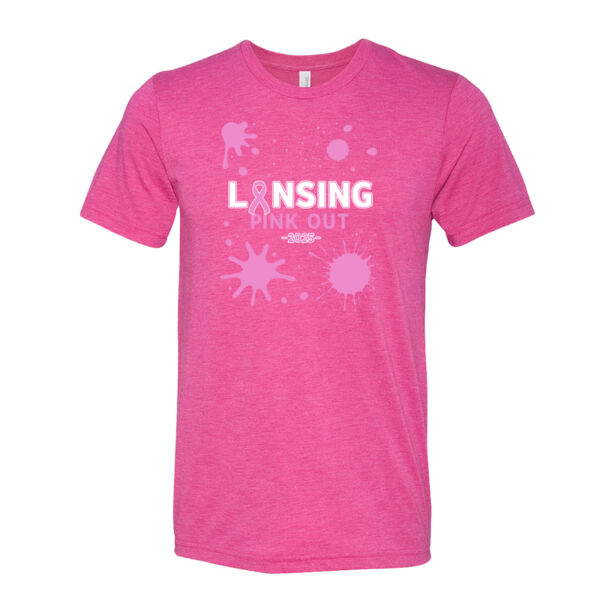 Lansing Pink Out - Triblend Tee Thumbnail