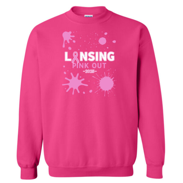 Lansing Pink Out - Heavy Blend™ Crewneck Sweatshirt Thumbnail