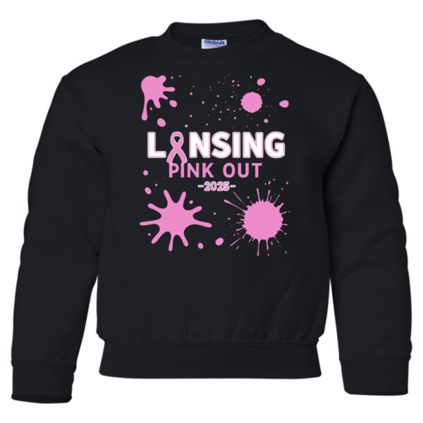 Lansing Pink Out - Heavy Blend™ Youth Sweatshirt Thumbnail