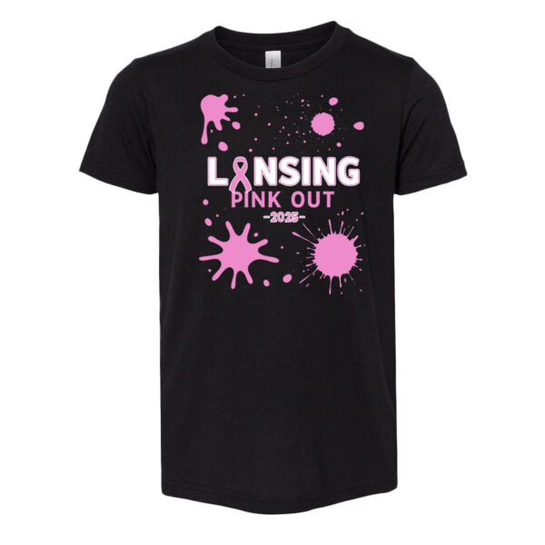 Lansing Pink Out - Youth Triblend Tee Thumbnail